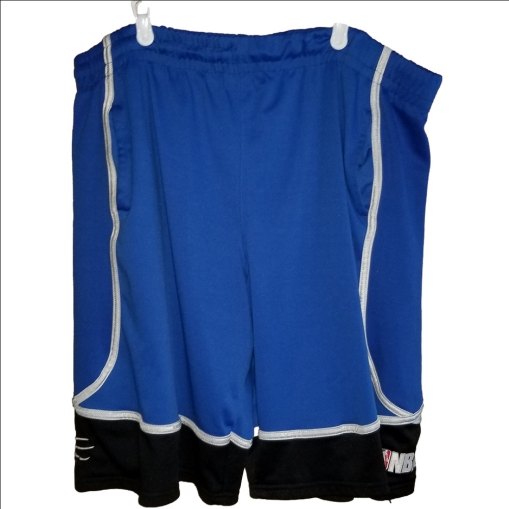 NBA Elevation Polyester Mesh Lined Basketball Shorts Long Label Reads Size XL